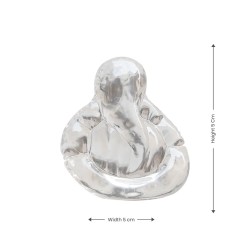 Transparent Glass Ganesha Idol – Feng Shui & Vastu Wealth Symbol